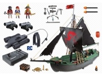 Пираты: Пиратский корабль с мотором Playmobil