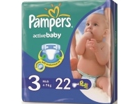  Pampers Active Baby Midi 4-9  22 