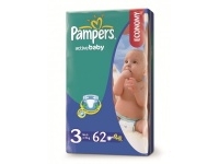  Pampers Active Baby 4-9  62 
