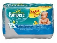   Pampers Baby fresh duo   2  64 