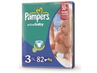  Pampers Active Baby 4-9  82 
