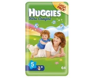  Huggies Ultra Comfort  12-22 . 56 .