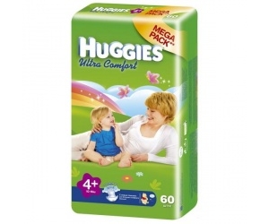  Huggies Ultra Comfort Mega 10-16 . 68 .