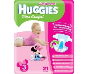  Huggies Ultra Comfort    5-9  21 