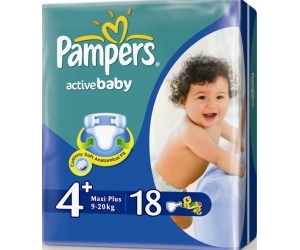  Pampers Active Baby 9-20  18 