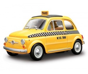  Fiat 500 Taxi 1:24 Bburago