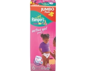  Pampers Active Girl Extra Large 16+  44 