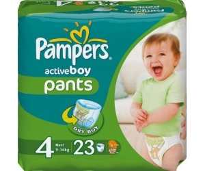  Pampers Active Boy Maxi 9-14  23 