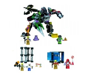 Kre-o tra destruction site devastator Hasbro