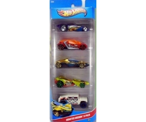   5  Monster Mission Hot Wheels Mattel U