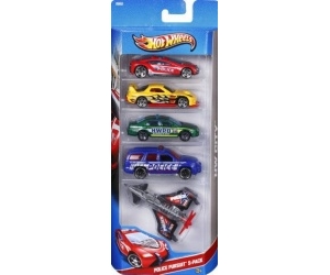   5  Police Pursuit Hot Wheels Mattel U