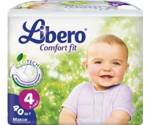  Libero Comfort Fit EcoTech  Maxi 7-14 40 