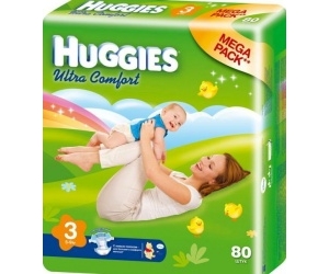  Huggies Ultra Comfort Mega 5-9  80 