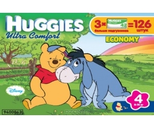  Huggies Ultra Comfort 8-14  126 