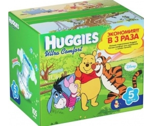  Huggies Ultra Comfort 12-22  105 