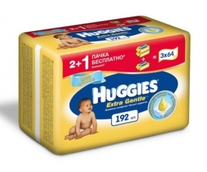 Huggies    Extra Gentle 3  64