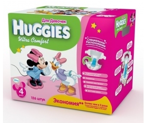  Huggies Ultra Comfort    Disney Box 4 8-14  126 