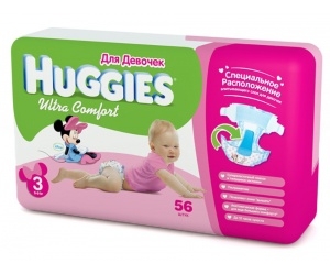  Huggies Ultra Comfort    Jumbo 5-9  56 