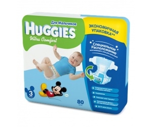  Huggies Ultra Comfort   Mega 5-9  80 