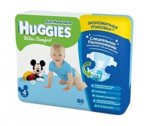  Huggies Ultra Comfort     Giga 8-14  80 