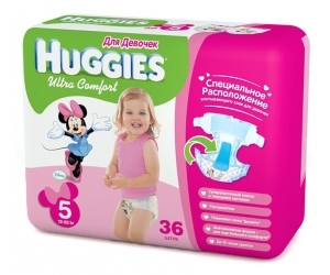  Huggies Ultra Comfort   Jumbo 12-22  36 