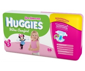  Huggies Ultra Comfort    Mega  12-22  56 