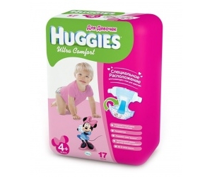  Huggies Ultra Comfort    10-16  17 