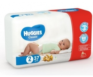  Huggies Classik Econom 3-6  37 