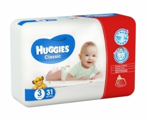  Huggies Classic Econom 4-9  31 