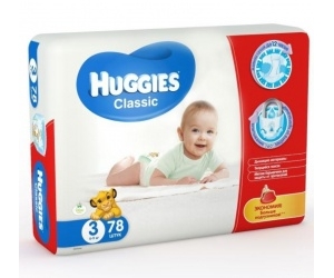  Huggies Classic Mega 4-9  78 