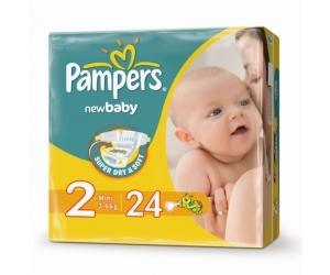  Pampers New Baby 3-6  24 