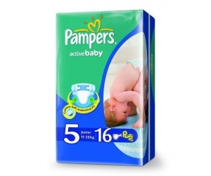  Pampers Active Baby 11-25  16 