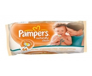   Pampers Naturaly clean  64 