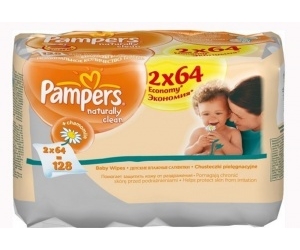   Pampers Naturaly clean  2  64 