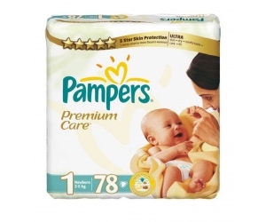  Pampers Premium Care Newborn 2-5  78 