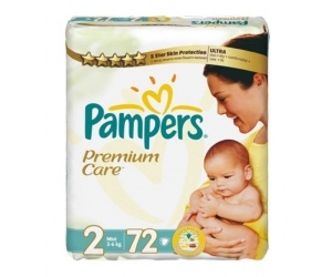  Pampers Premium mini 3-6  72 