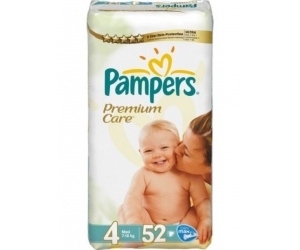  Pampers Premium Care Maxi 7-18  52 