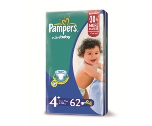  Pampers Active Baby 9-20  62 