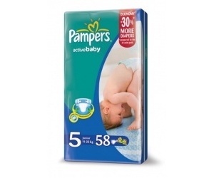  Pampers Active Baby  12-25  58 