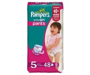  Pampers Active Girl Junior 12-18  48 