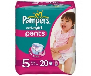  Pampers Active Girl Junior 12-18  20 