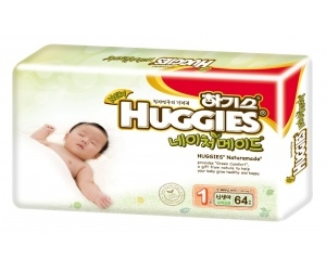  Huggies Naturemade Uni 1-4,5  64 