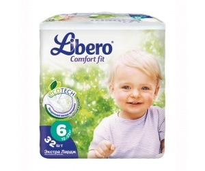  Libero Comfort Fit EcoTech Extra Large 12-22  32 