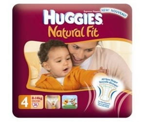  Huggies Natural Fit 4 8-14  26 