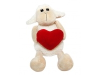 Овечка с красным сердечком 22 см Gulliver Овечка с красным сердечком 22 см Gulliver